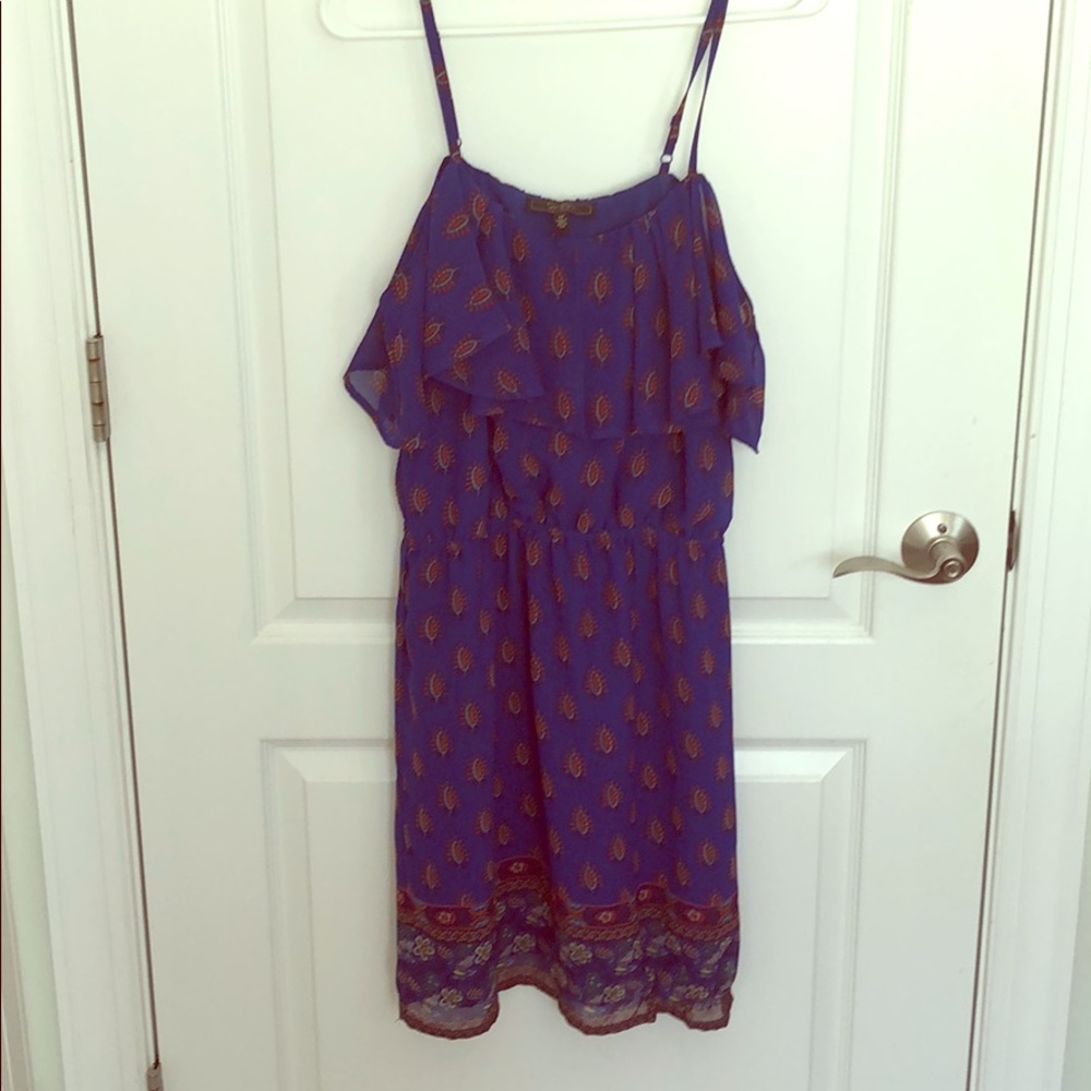 Off the shoulder Jessica Simpson dress